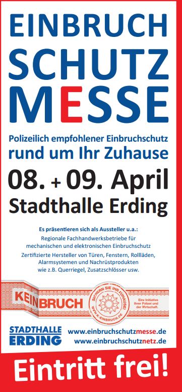 Einbruchschutzmesse Erding